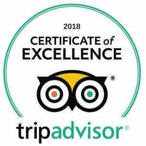 Trip Advisor Certificate of Excellence Royal Copenhagen Inn 2018